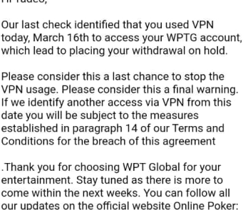 access wptglobal with vpn